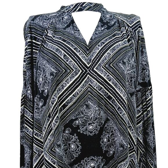 Free People SZ M Walking On A Dream Tunic Top Black - Picture 3 of 7